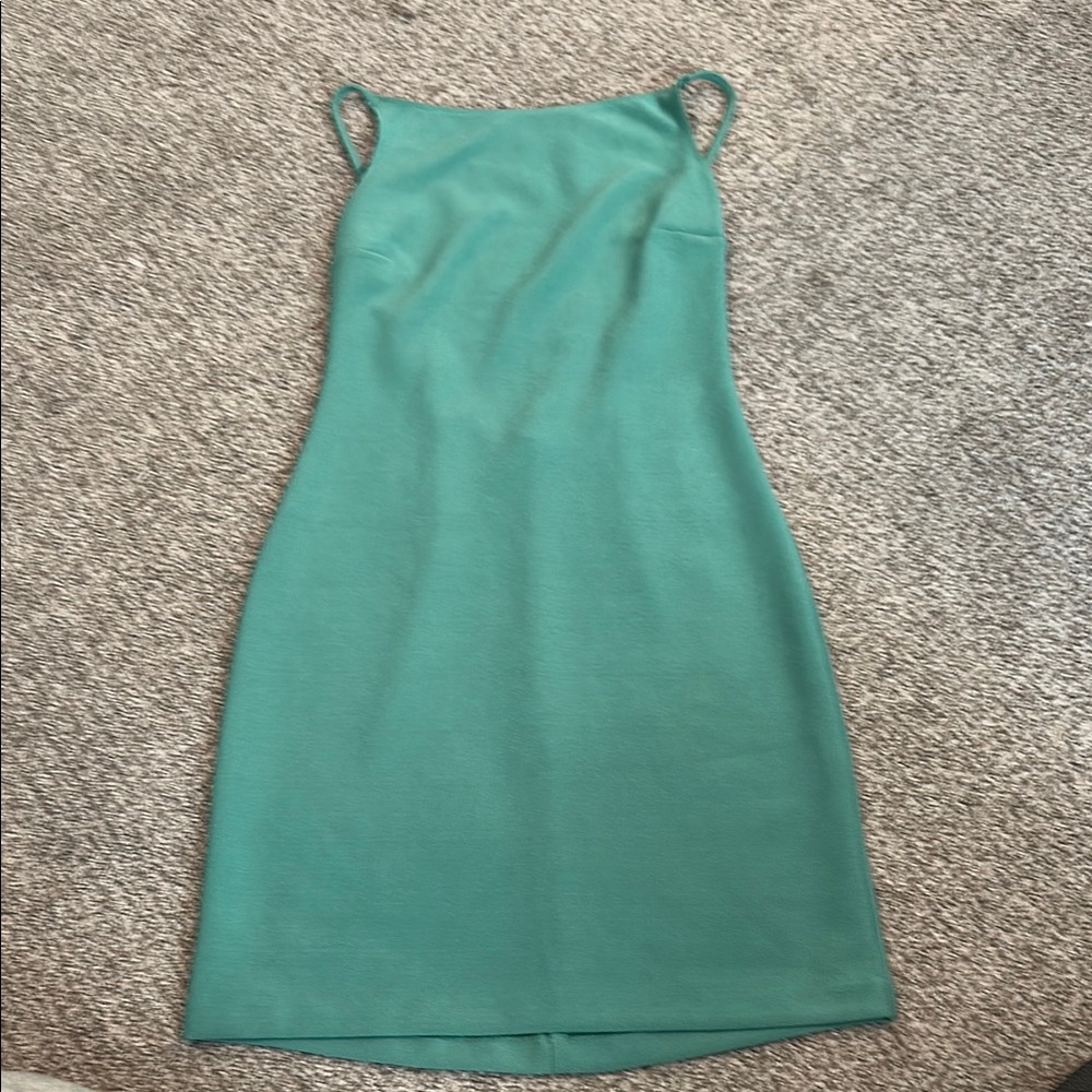 Abercrombie & Fitch Green Sheath Mini Dress